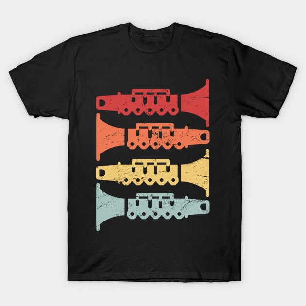 Retro Vintage Clarinets | Marching Band T-Shirt by MeatMan